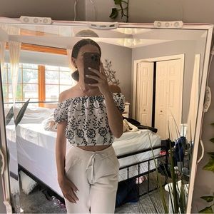 off the shoulder top